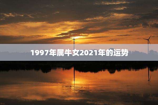 1997年属牛女2021年的运势
