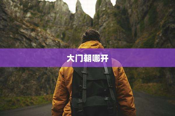 大门朝哪开
