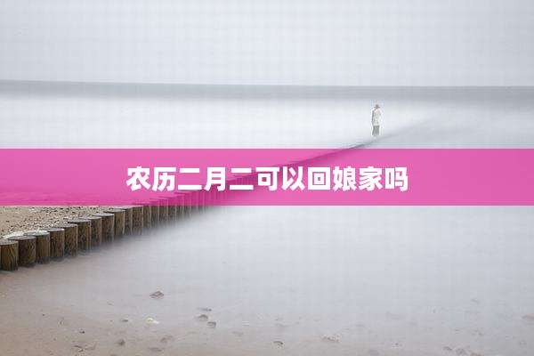 农历二月二可以回娘家吗