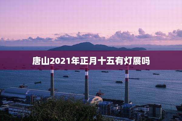 唐山2021年正月十五有灯展吗