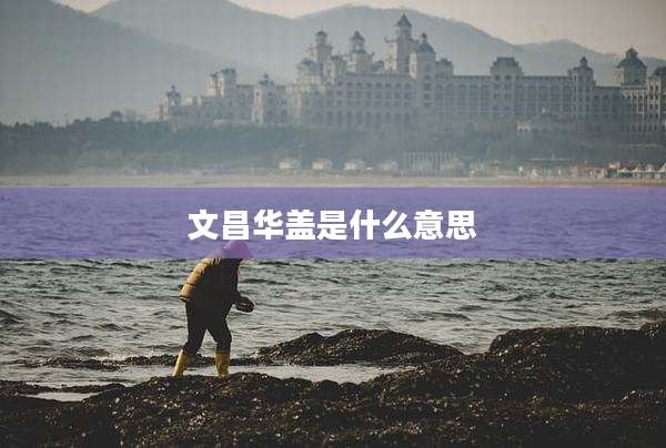 文昌华盖是什么意思