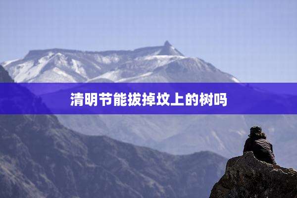 清明节能拔掉坟上的树吗