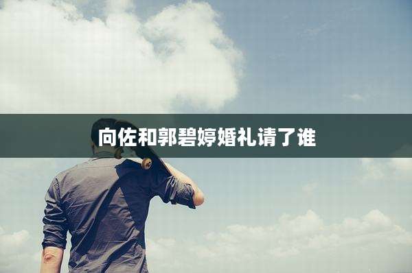 向佐和郭碧婷婚礼请了谁