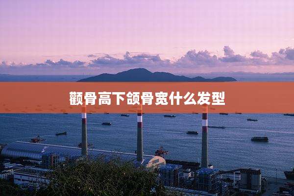 颧骨高下颌骨宽什么发型