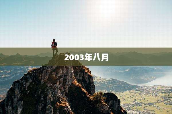 2003年八月