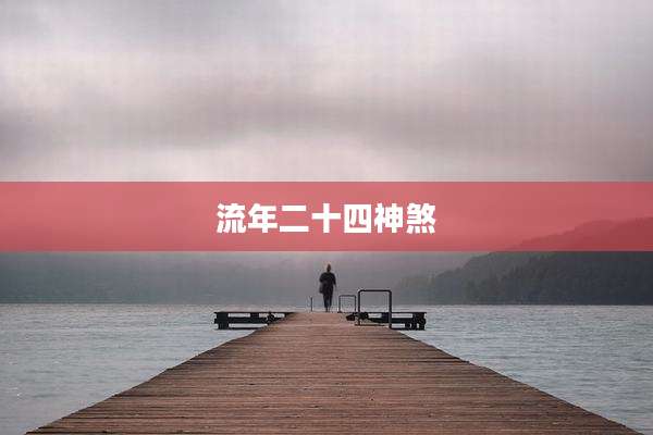 流年二十四神煞