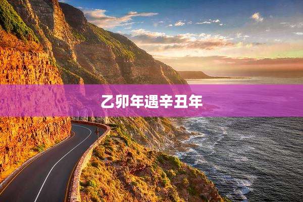 乙卯年遇辛丑年