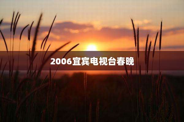 2006宜宾电视台春晚