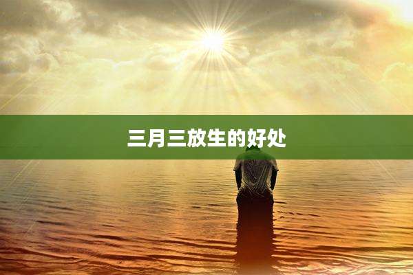 三月三放生的好处