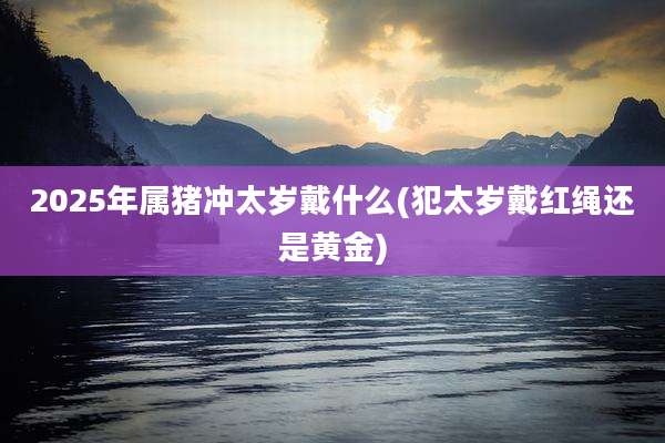 2025年属猪冲太岁戴什么(犯太岁戴红绳还是黄金)