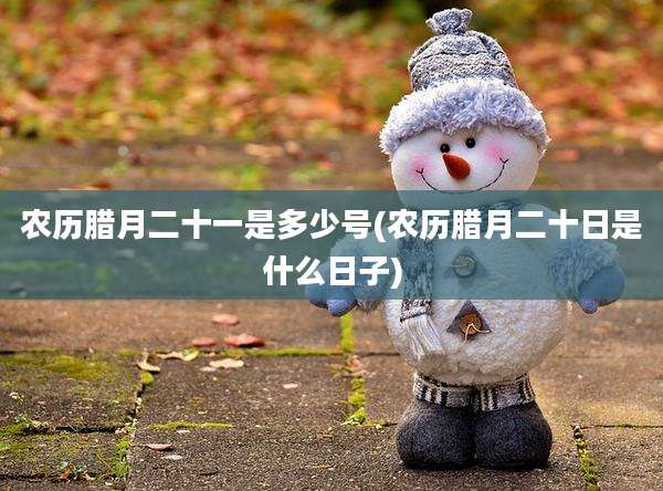 农历腊月二十一是多少号(农历腊月二十日是什么日子)