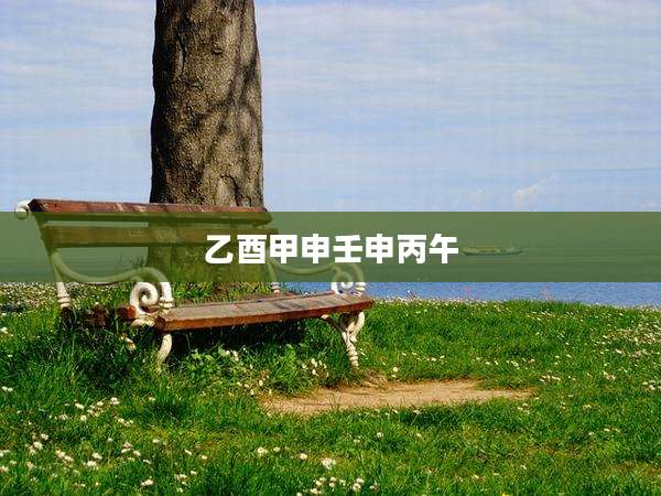 乙酉甲申壬申丙午