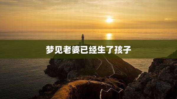 梦见老婆已经生了孩子