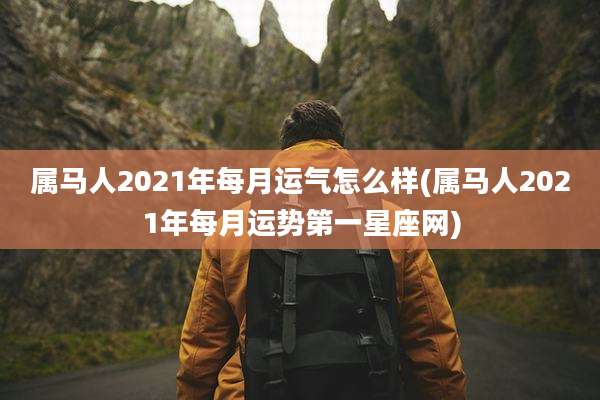 属马人2021年每月运气怎么样(属马人2021年每月运势第一星座网)
