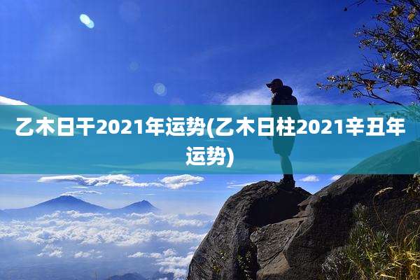 乙木日干2021年运势(乙木日柱2021辛丑年运势)