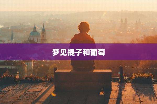 梦见提子和葡萄