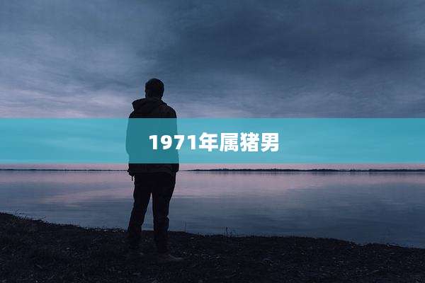 1971年属猪男