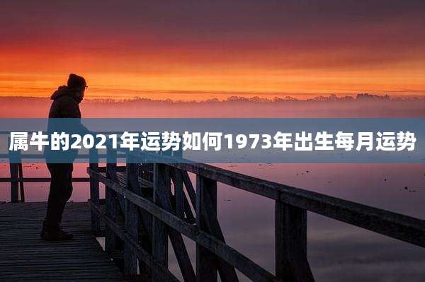 属牛的2021年运势如何1973年出生每月运势