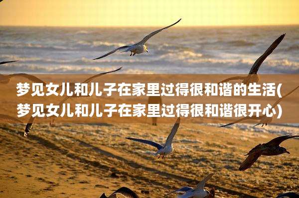 梦见女儿和儿子在家里过得很和谐的生活(梦见女儿和儿子在家里过得很和谐很开心)