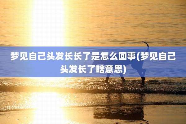 梦见自己头发长长了是怎么回事(梦见自己头发长了啥意思)