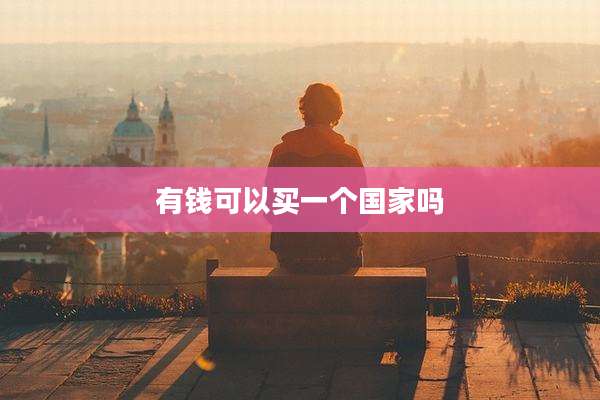 有钱可以买一个国家吗