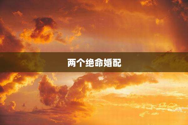 两个绝命婚配