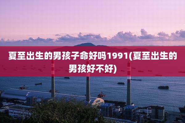 夏至出生的男孩子命好吗1991(夏至出生的男孩好不好)