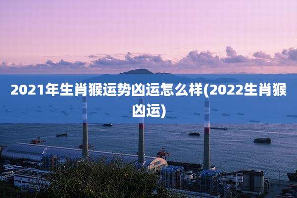 2021年生肖猴运势凶运怎么样(2022生肖猴凶运)