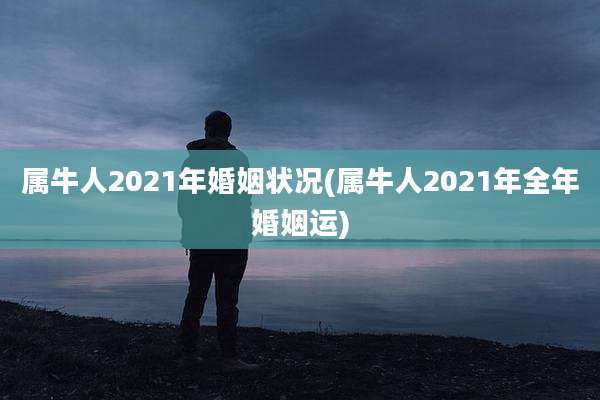 属牛人2021年婚姻状况(属牛人2021年全年婚姻运)