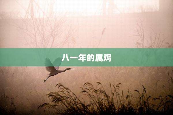 八一年的属鸡