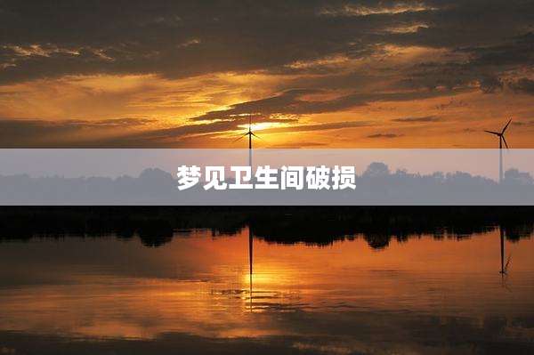梦见卫生间破损