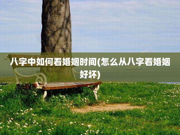 八字中如何看婚姻时间(怎么从八字看婚姻好坏)