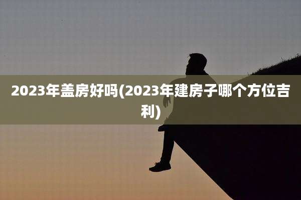 2023年盖房好吗(2023年建房子哪个方位吉利)