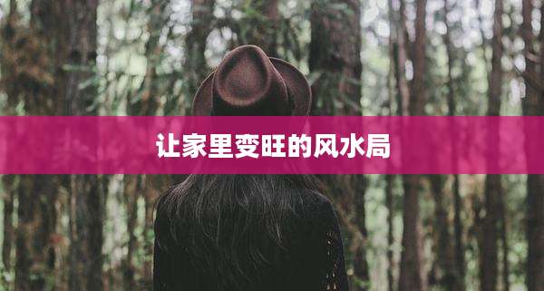 让家里变旺的风水局