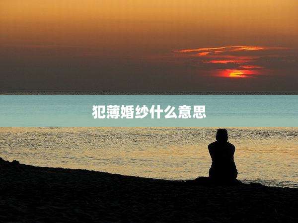 犯薄婚纱什么意思