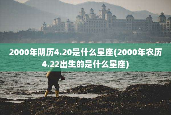 2000年阴历4.20是什么星座(2000年农历4.22出生的是什么星座)