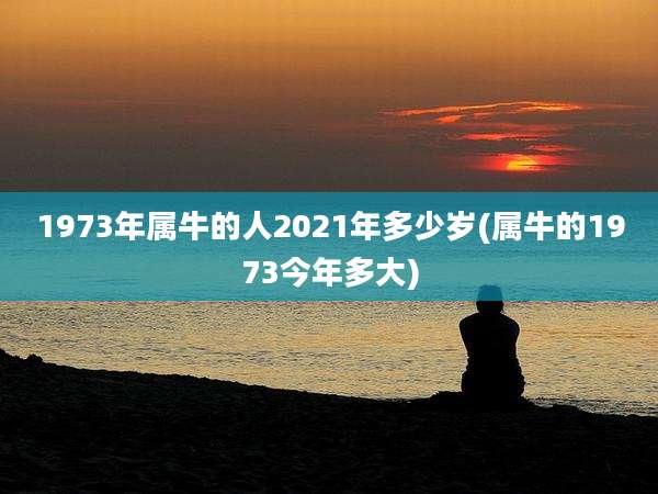 1973年属牛的人2021年多少岁(属牛的1973今年多大)