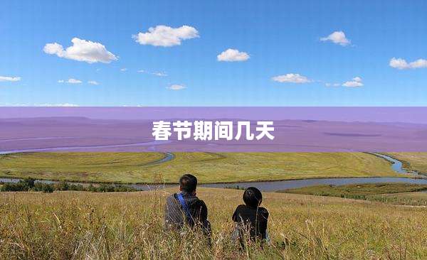 春节期间几天