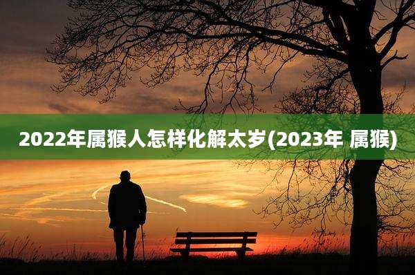 2022年属猴人怎样化解太岁(2023年 属猴)