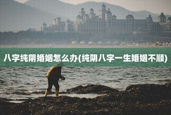八字纯阴婚姻怎么办(纯阴八字一生婚姻不顺)