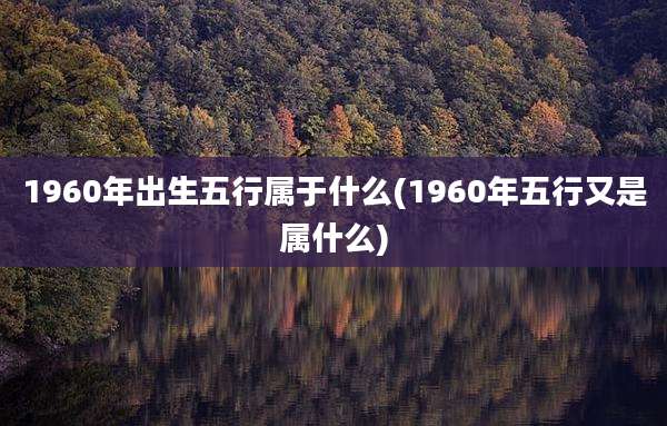 1960年出生五行属于什么(1960年五行又是属什么)