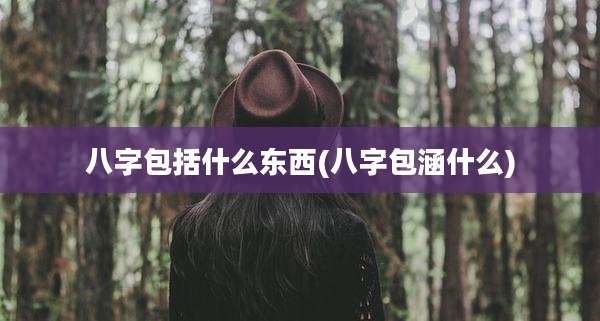 八字包括什么东西(八字包涵什么)