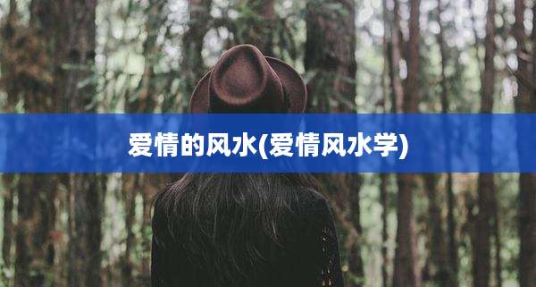爱情的风水(爱情风水学)