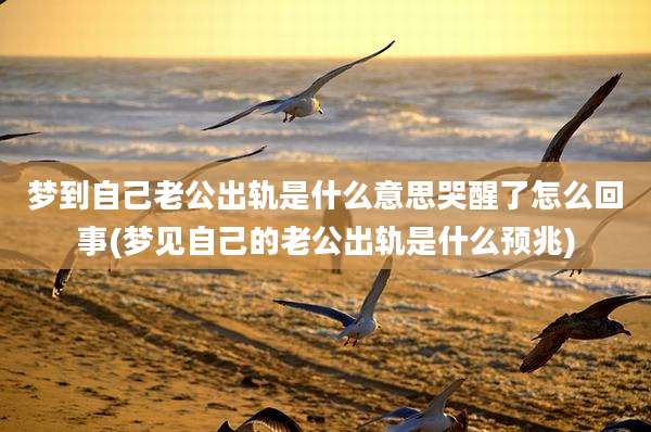 梦到自己老公出轨是什么意思哭醒了怎么回事(梦见自己的老公出轨是什么预兆)