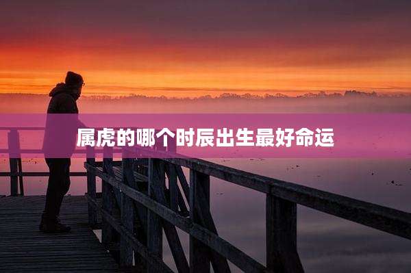 属虎的哪个时辰出生最好命运