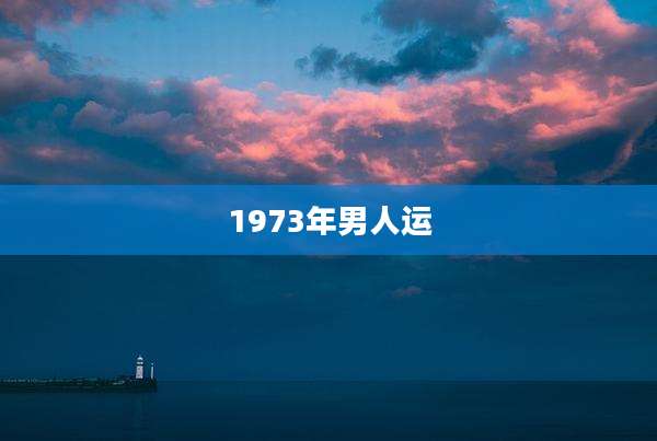 1973年男人运