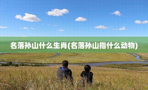 名落孙山什么生肖(名落孙山指什么动物)