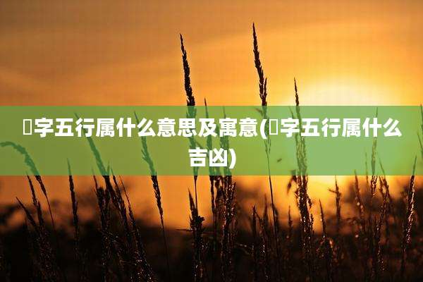 珺字五行属什么意思及寓意(珺字五行属什么吉凶)