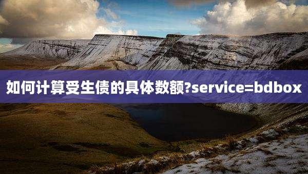 如何计算受生债的具体数额?service=bdbox