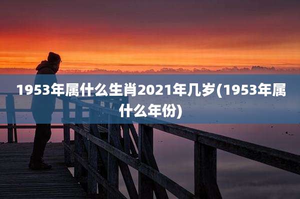 1953年属什么生肖2021年几岁(1953年属什么年份)